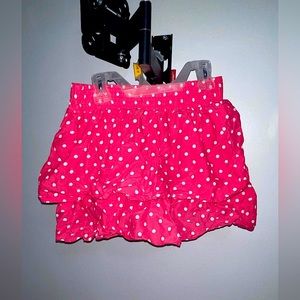 Hot Pink Polka Dot Skirt from Aeropostale, size S